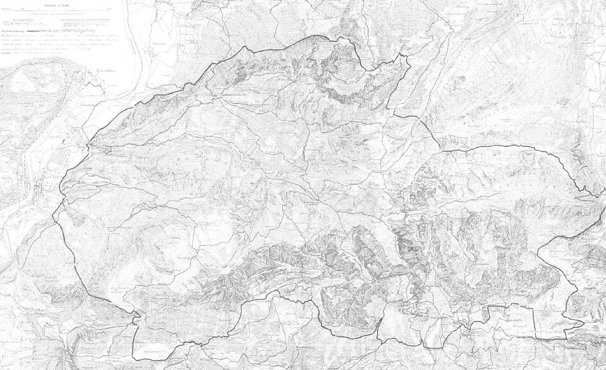 Kartenausschnitt_Kaisergebirge_Karte_Alpenverein_Scan(Franz Biasi)